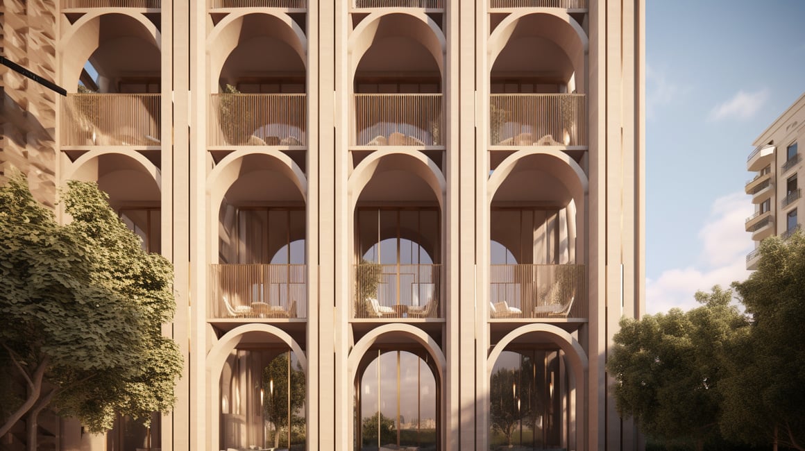 Hassan Fathy's Modern Condominium Concept v5