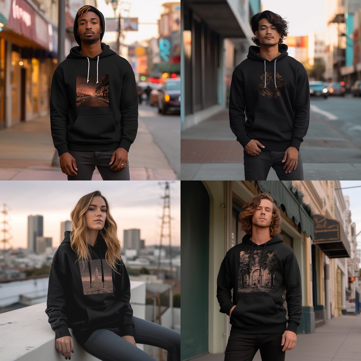 Halfway Update: Modeling Black Hoodie In Los Angeles