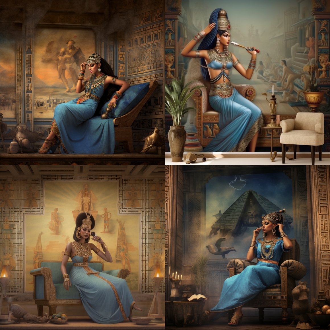 Cleopatra's Luxurious Leisure: The Smoky Interlude