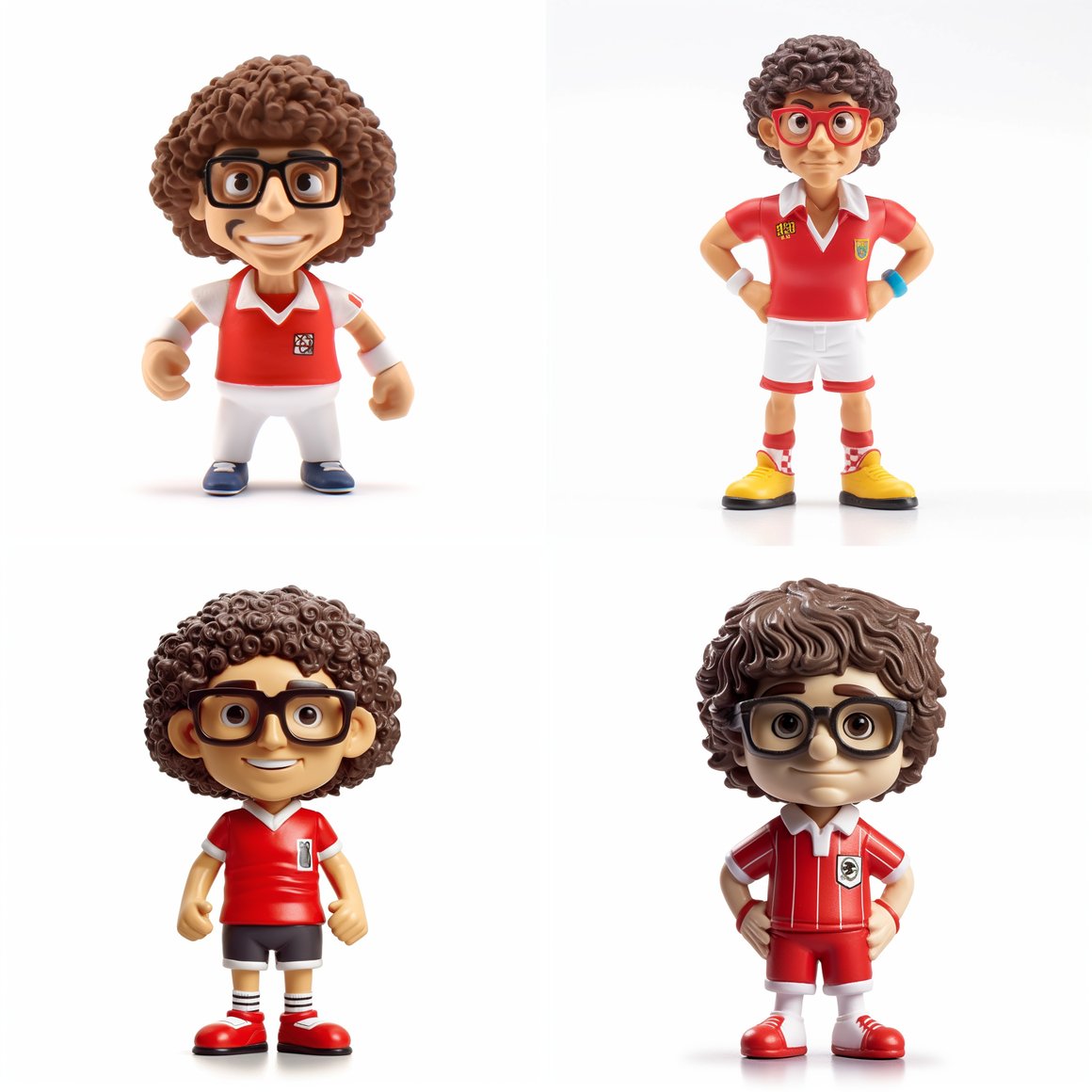 Mid-way Peruvian Football Team Bubblehead Figurine Illustration