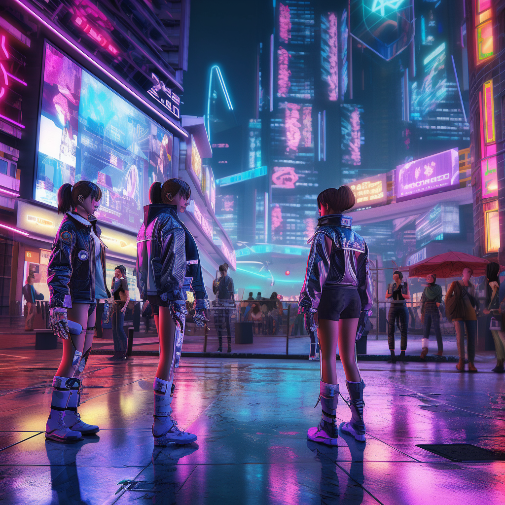 Neon Nights: Futuristic Street Fight