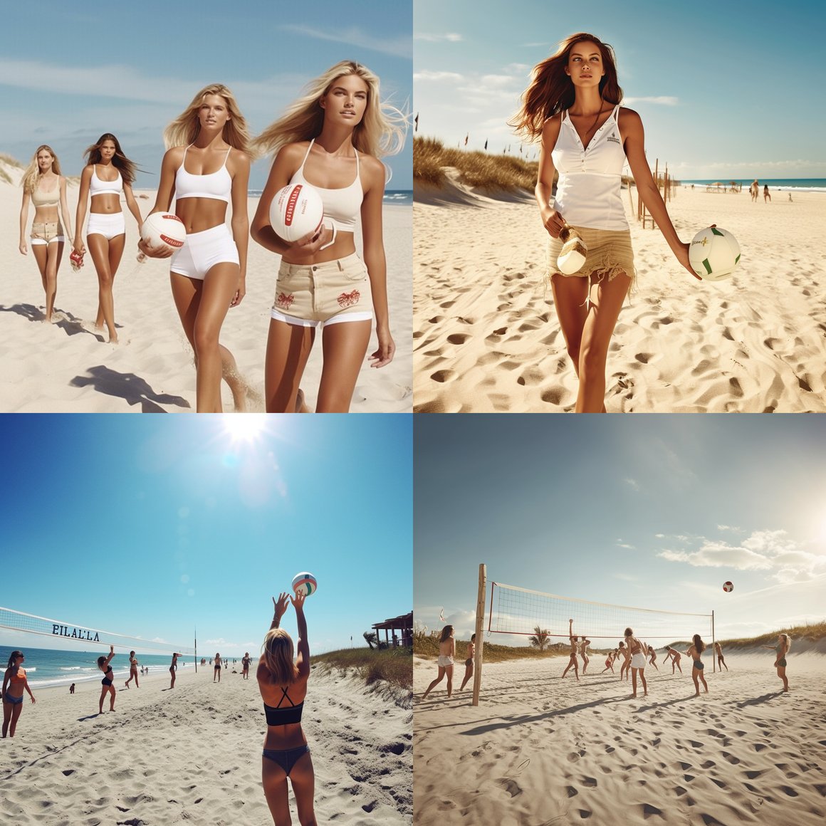 Sun-Kissed Volleyball Escapade on Little Gasparilla Island
