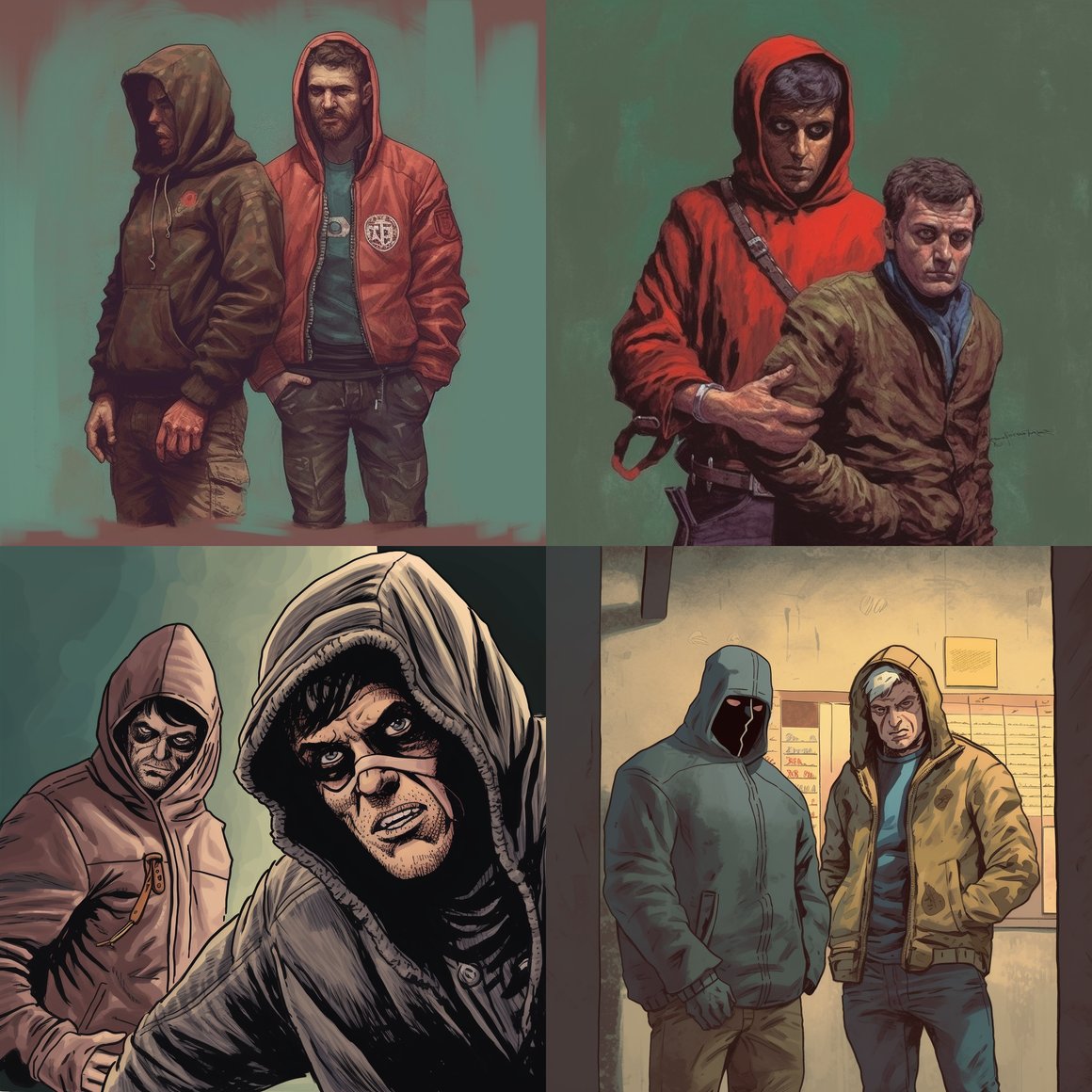 Midnight Encounter: A Hostage Crisis Illustration