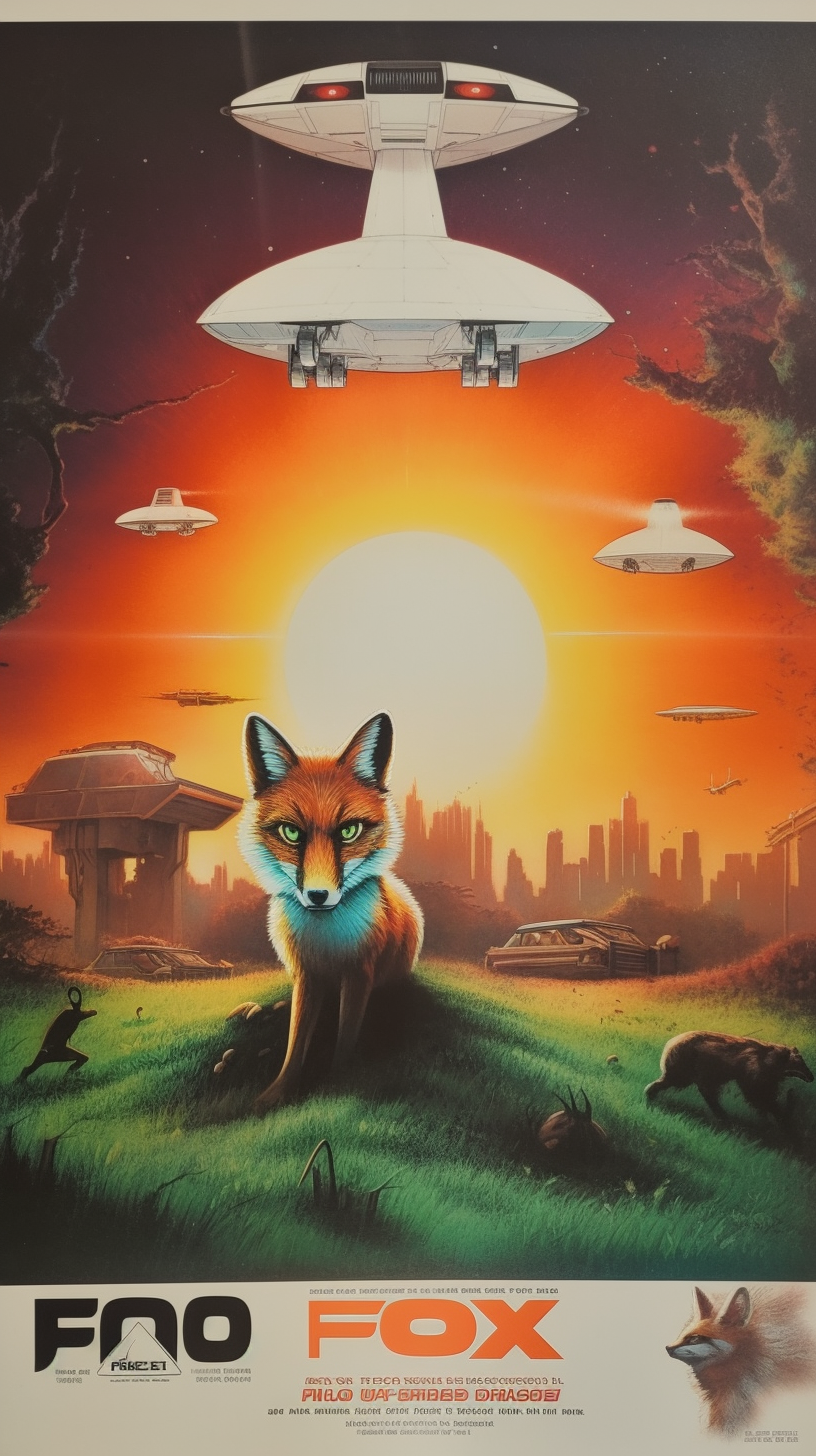 Retro Sci-Fi Fox Filmmaker: UFO Invasion