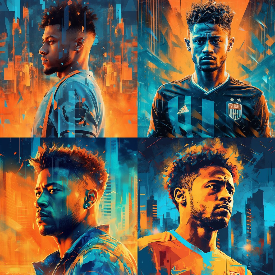 Neymar's Cinematic Journey: Mid-Point Poster Creation v5.1