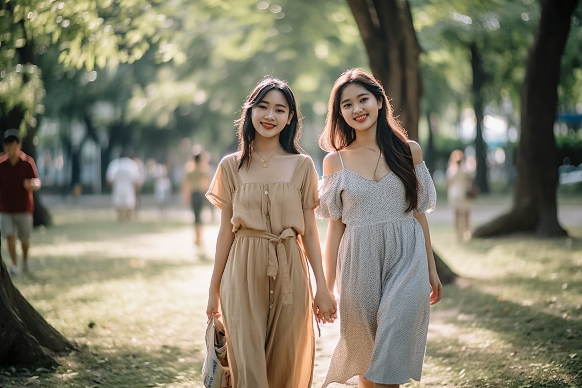 Summer Stroll: Natural Asian Beauties in High-Definition