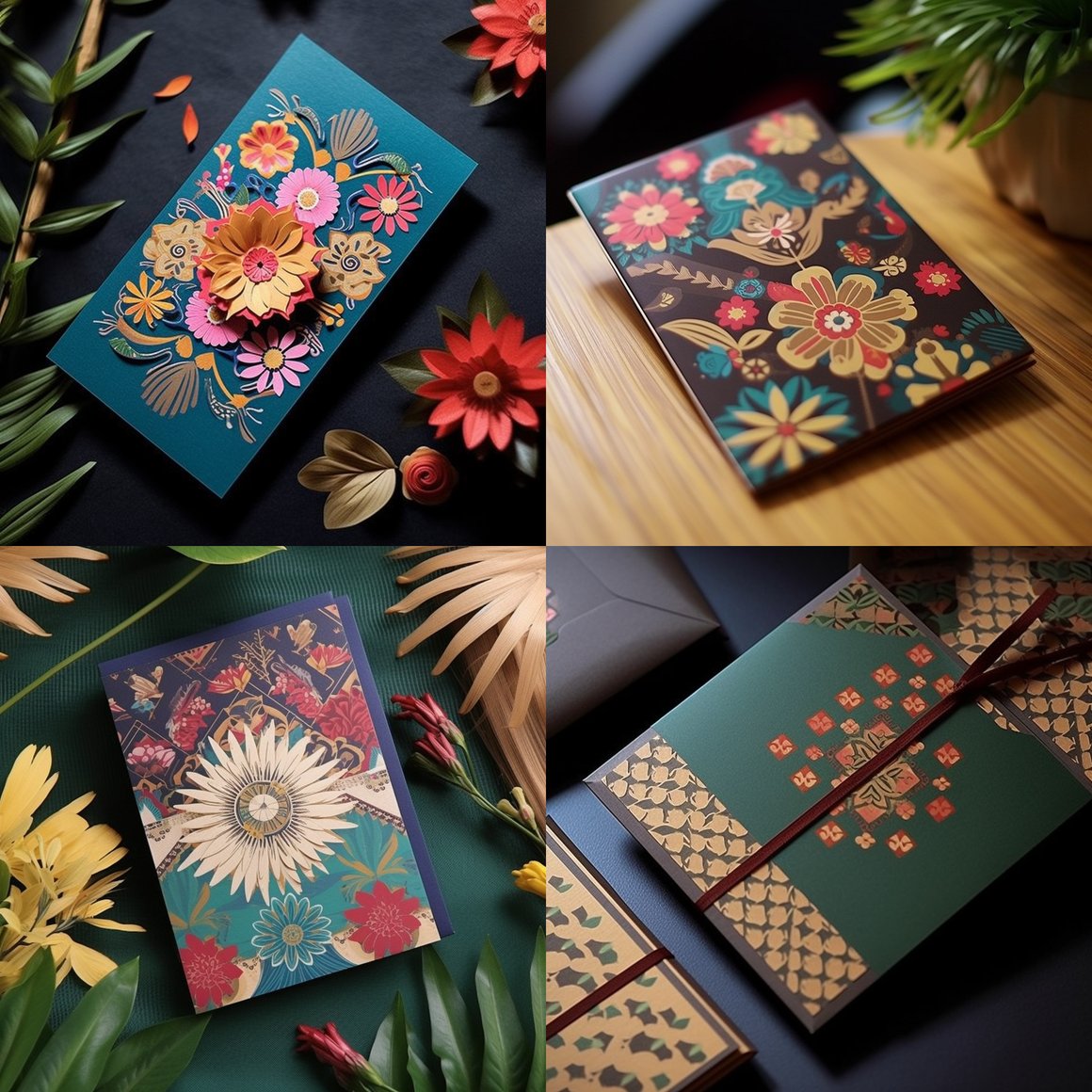 A Dual Celebration of Hari Raya and Hari Gawai Invitation Card
