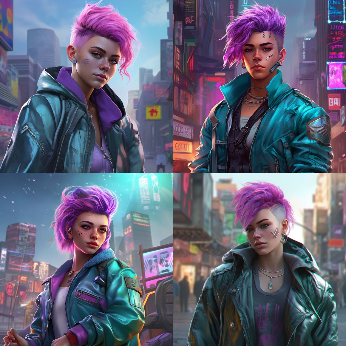 Chronicles of a Cyber Punk Non-Binary Hero