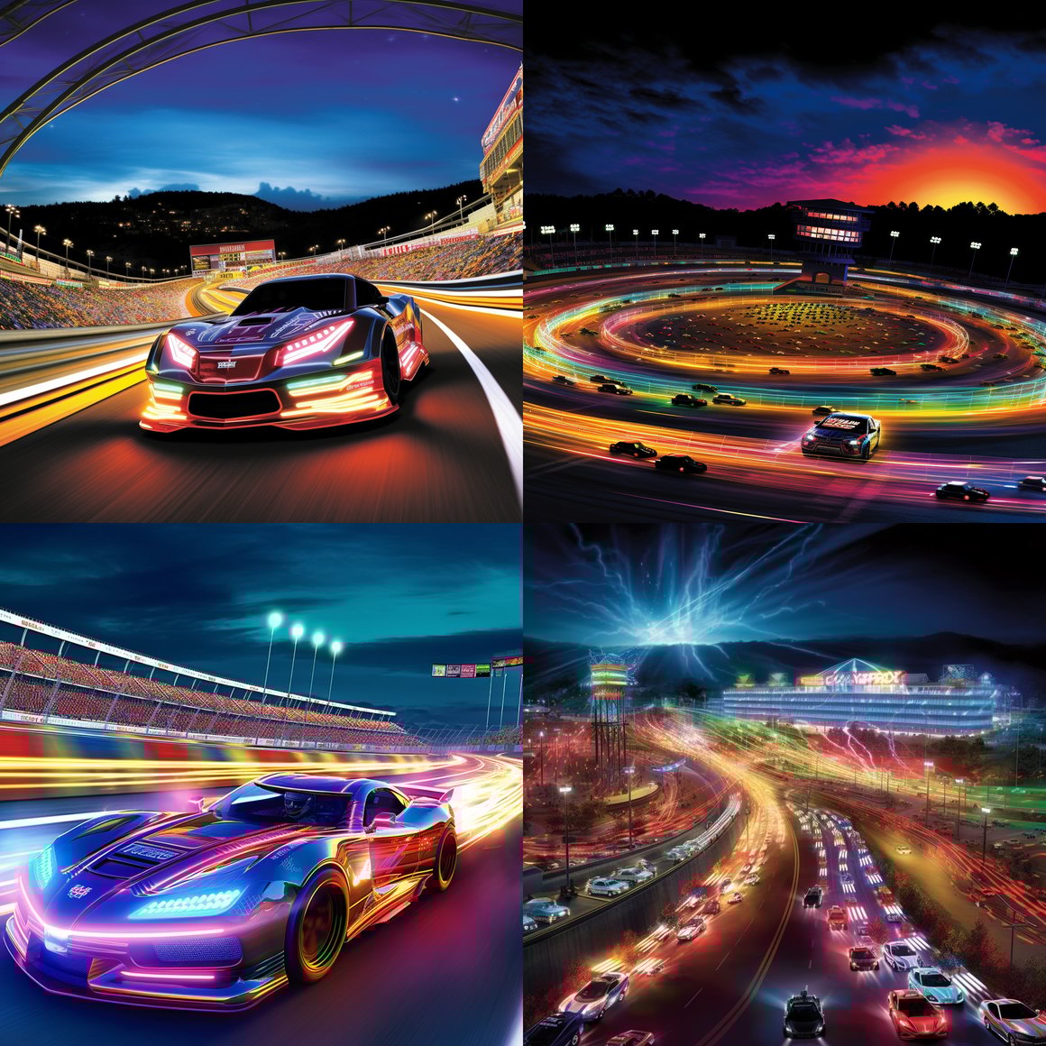 Neon Rush: The Future of NASCAR Racing