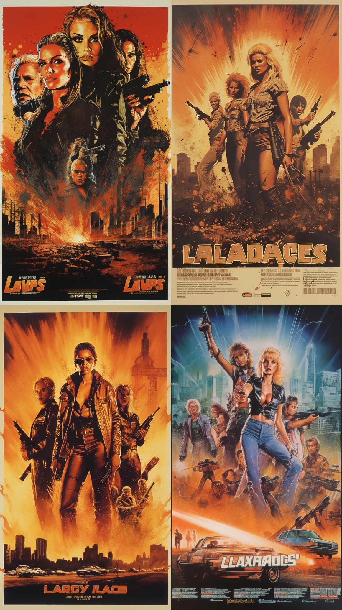 Retro L.A. Femme Fatale Sci-fi Mayhem