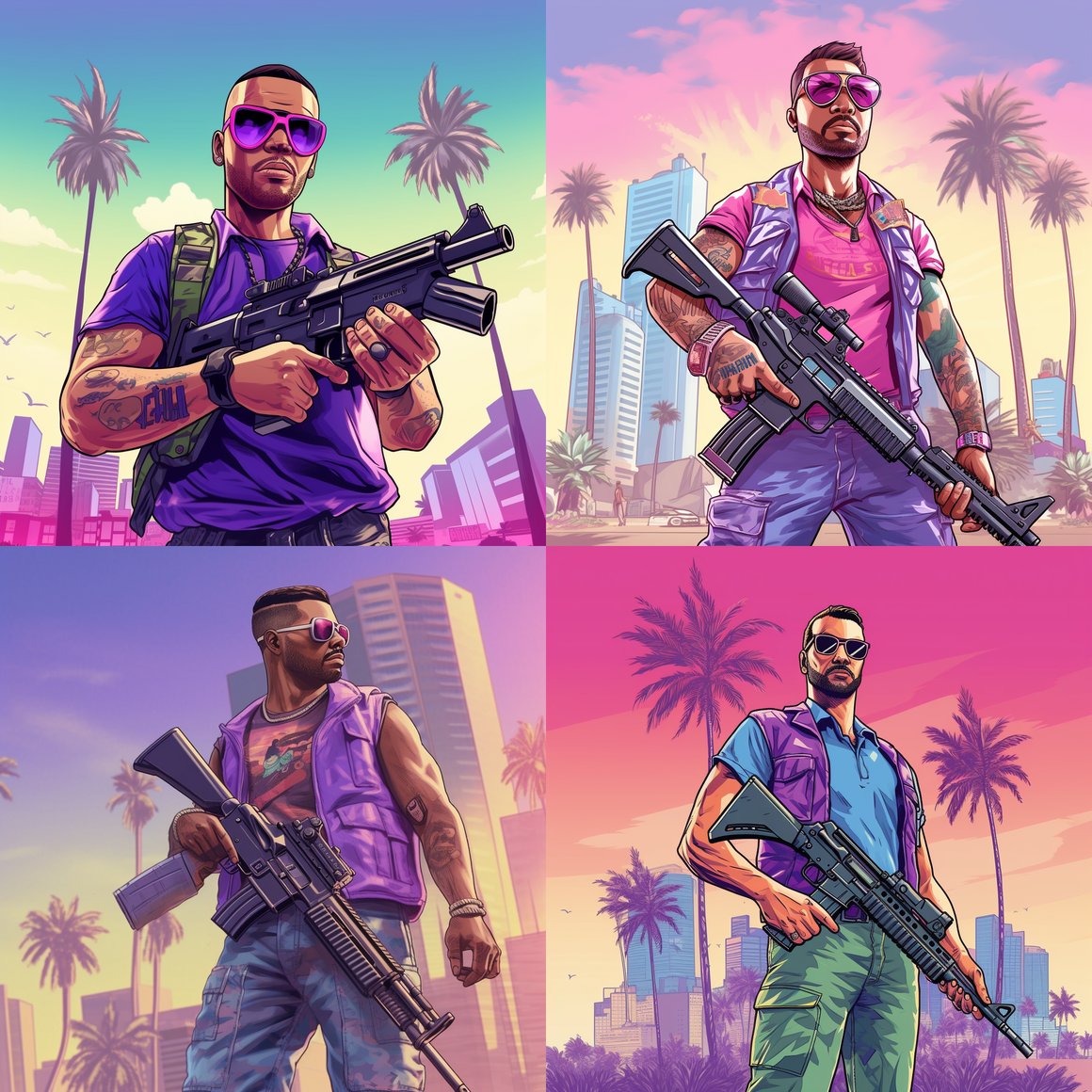 Summer Crime Spree: GTA Server Logo Design