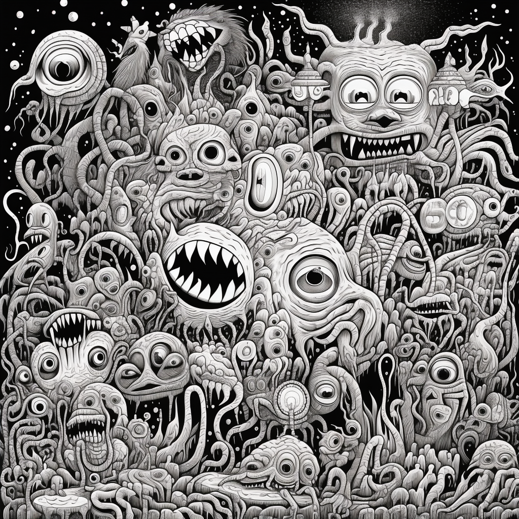 Detailed Descent into Monochrome Madness