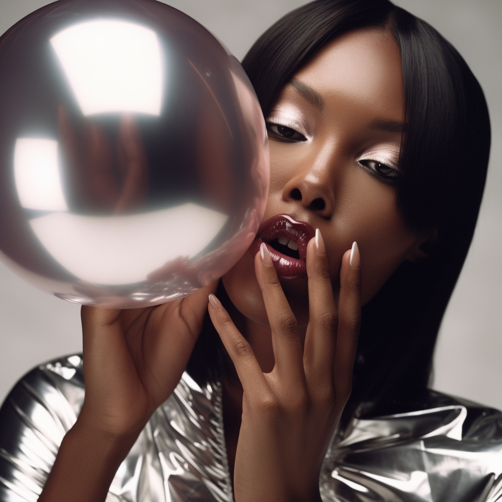 Hyperrealistic Cinematic Portrait: Naomi Campbell for Vogue