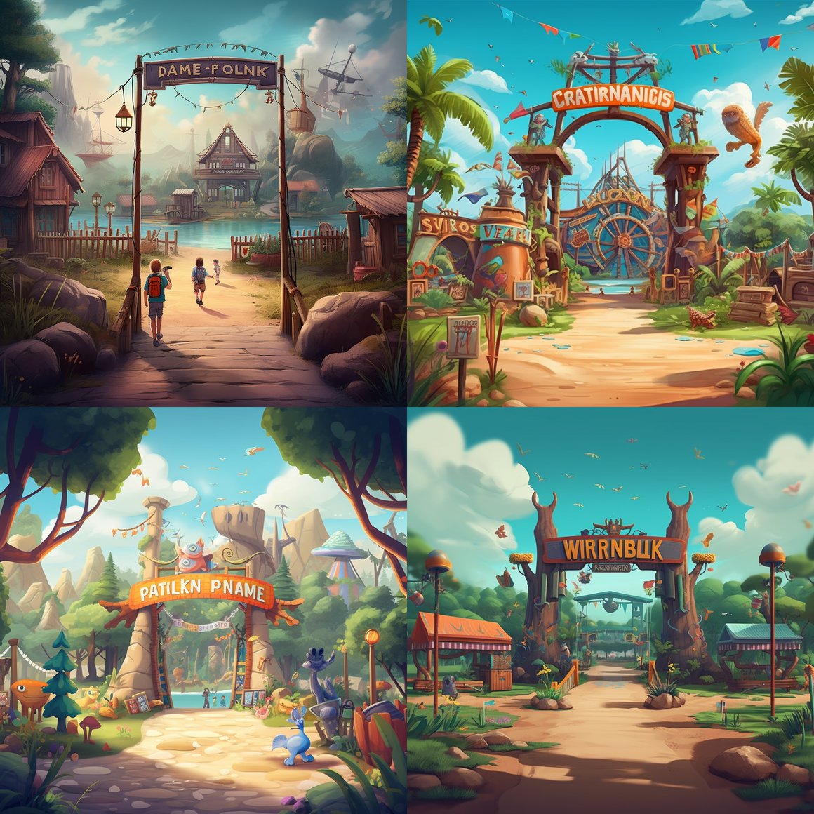 Children's Adventure Park Mid-Journey Visualization