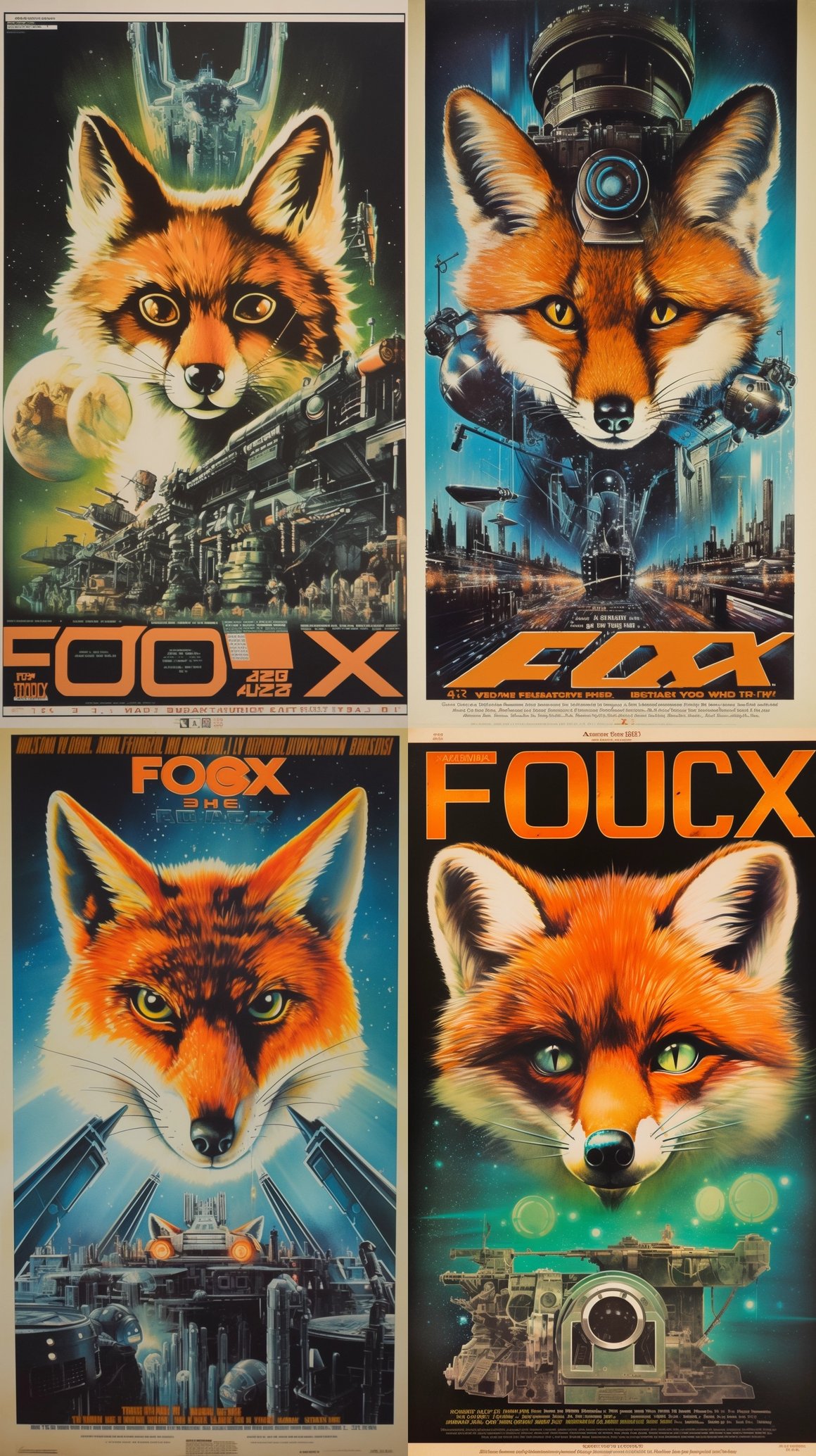 Retro Sci-Fi Fox Journey: Midway Gush Snapshot