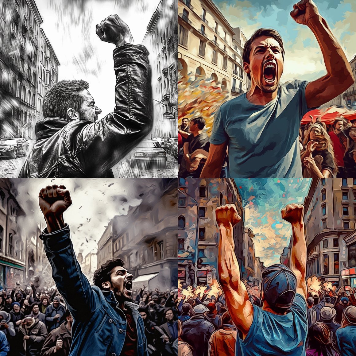 Revolutionary Outcry: A Digital Art Perspective