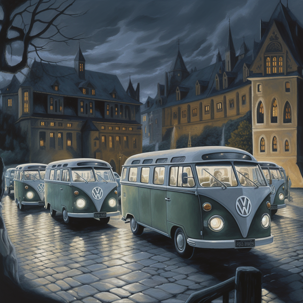 Midnight Assembly at Oto Bus Courtyard