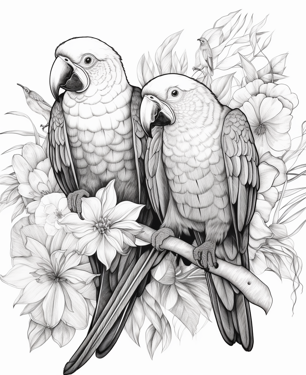 Mid-Travel Mandala Bird Coloring Page for Kids