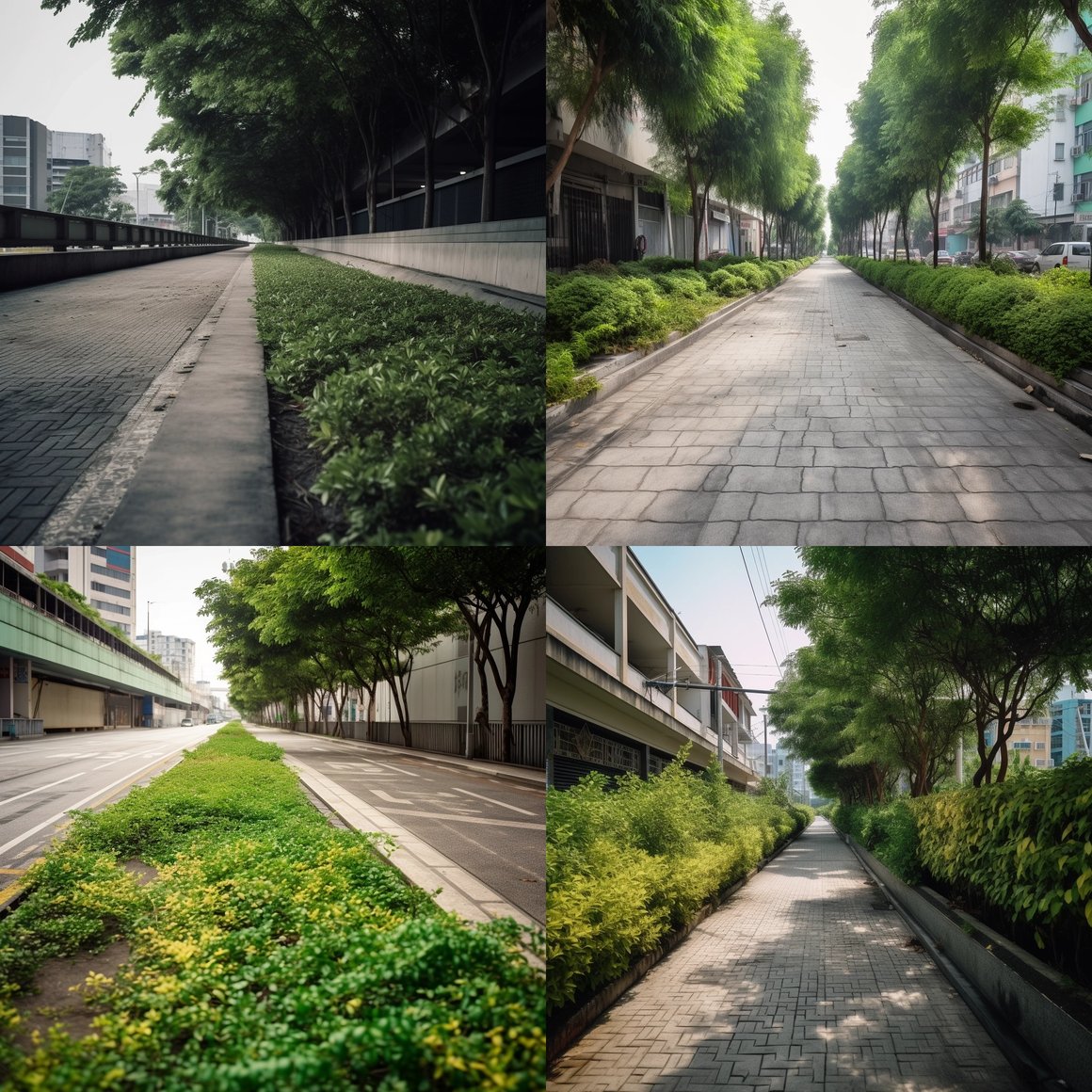 Midday Oasis: An Urban Green Encounter