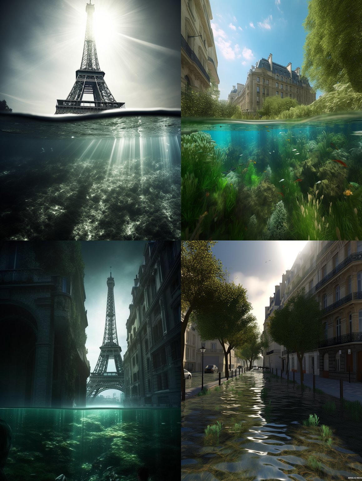 Submerged Paris: A High Definition Underwater Journey