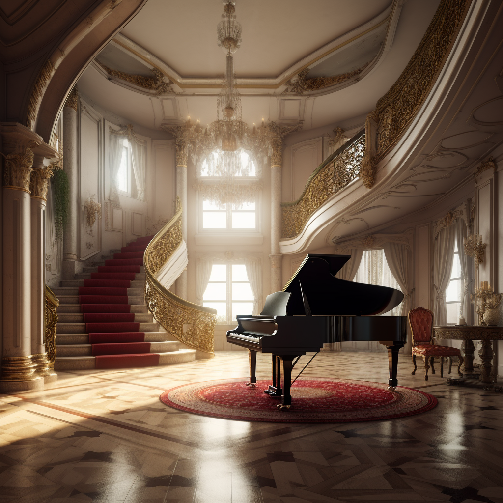Classic Piano Symphony: A Mid-Journey 4K Experience Upbeta