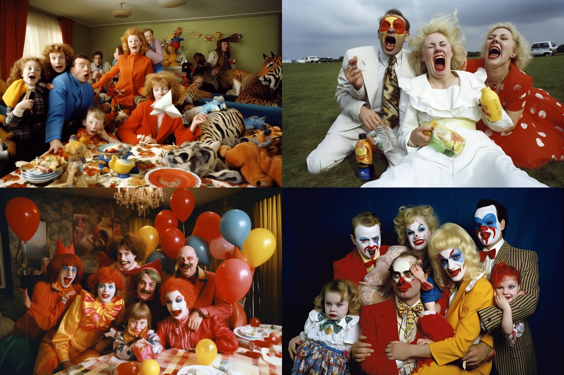 A Surreal Journey Through Vintage UK Fancy Dress Parties