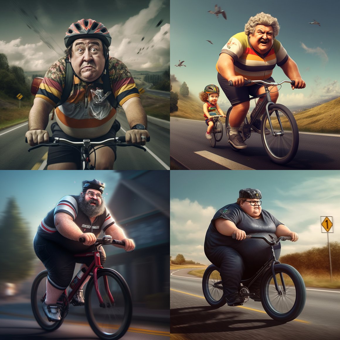 A Unique Father's Day Portrait on Two Wheels