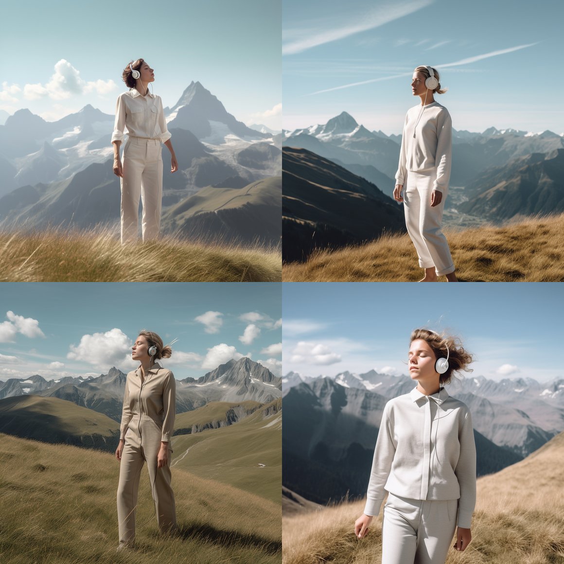 A Swiss Alpine Journey in Modern Minimalist Fashion