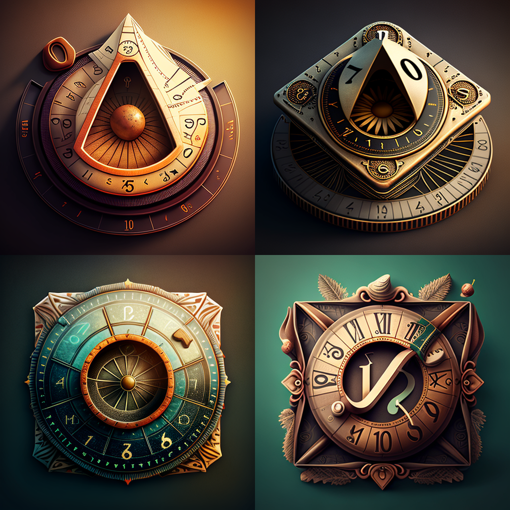 Sundial Countdown: Fusion of Traditional and Modern Design