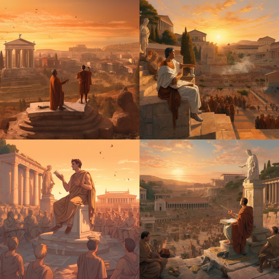 Cicero's Speech: A Twilight Encounter in Ancient Rome