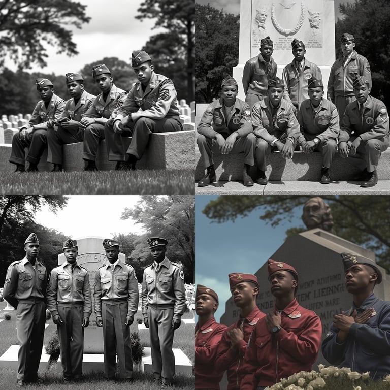 Memorial Reflections: Tuskegee Airmen at Arlington Cemetery Prompt ...