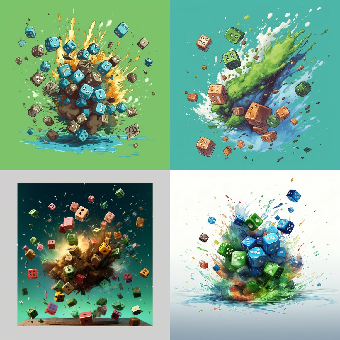 Clash of Floating Boardgames: Mid-Journey Madness