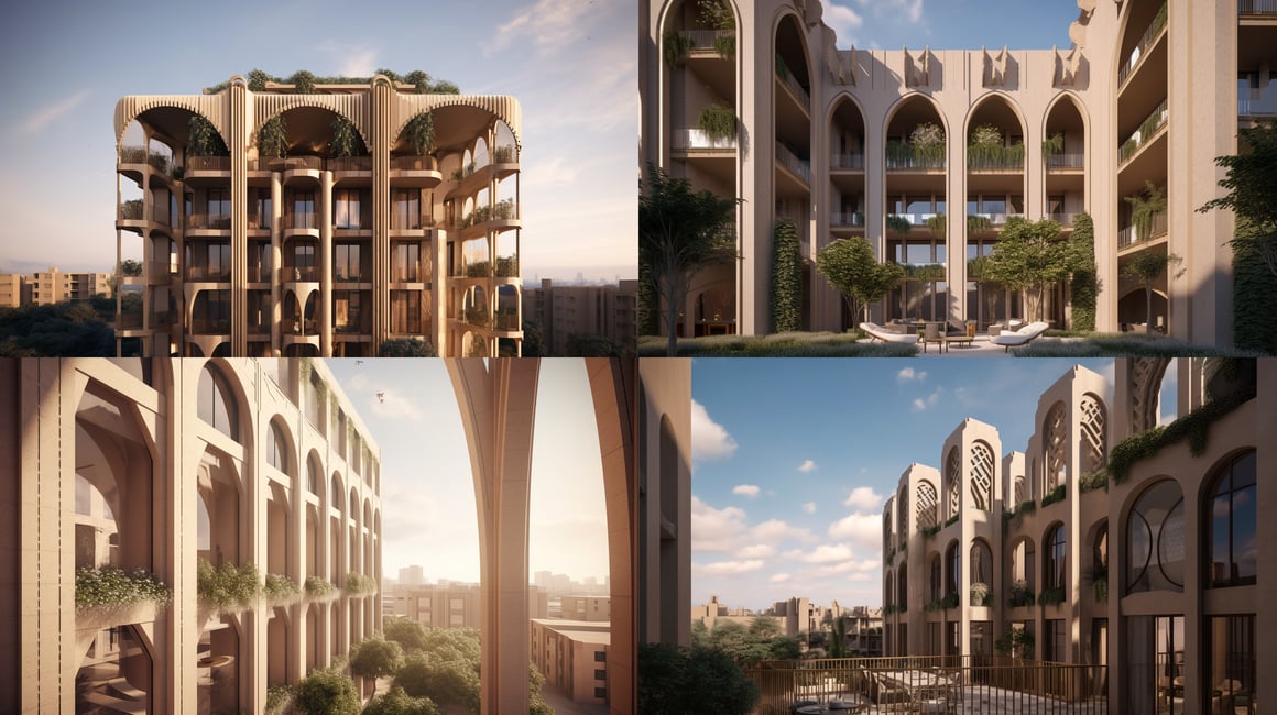 Hassan Fathy's Modern Condominium Concept v5