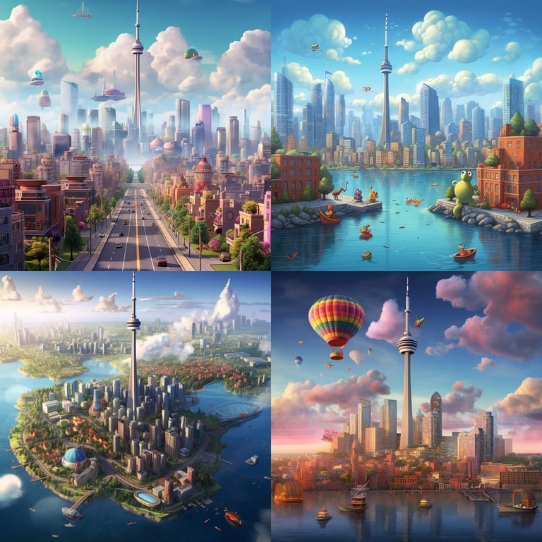 Animated Journey: Disney/Pixar's Toronto Adventure Prompt | NeoPrompt