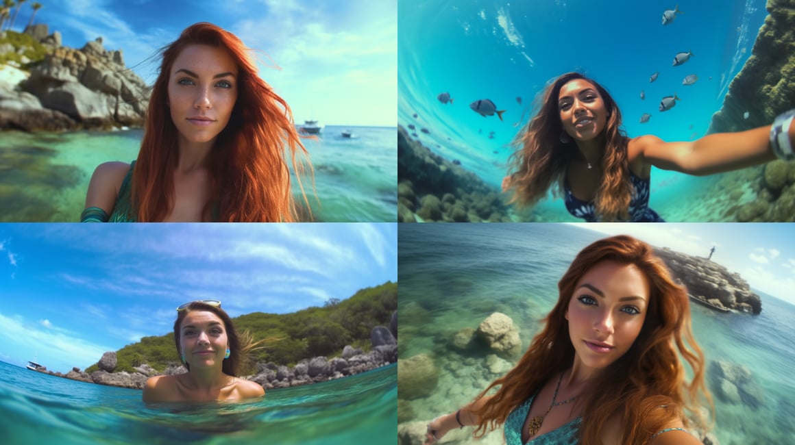 Ariel's Mid-Journey Selfie in Cinematic 8K