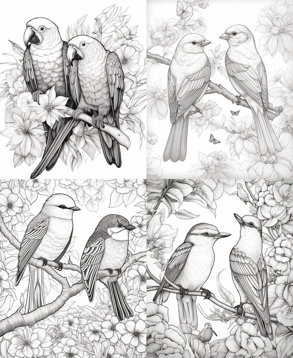 Mid-Travel Mandala Bird Coloring Page for Kids
