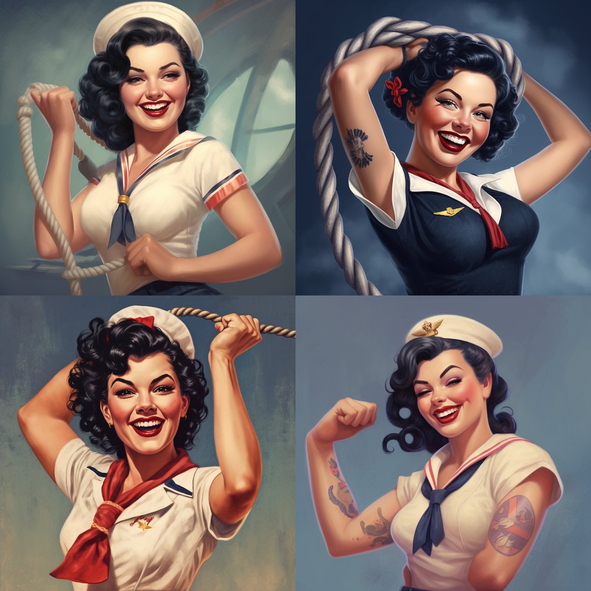 Retro Sea Siren: Mid-Voyage Strength