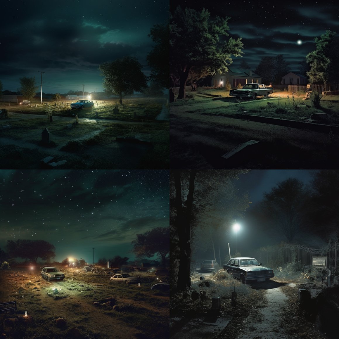 Midnight Encounter at the Open Grave