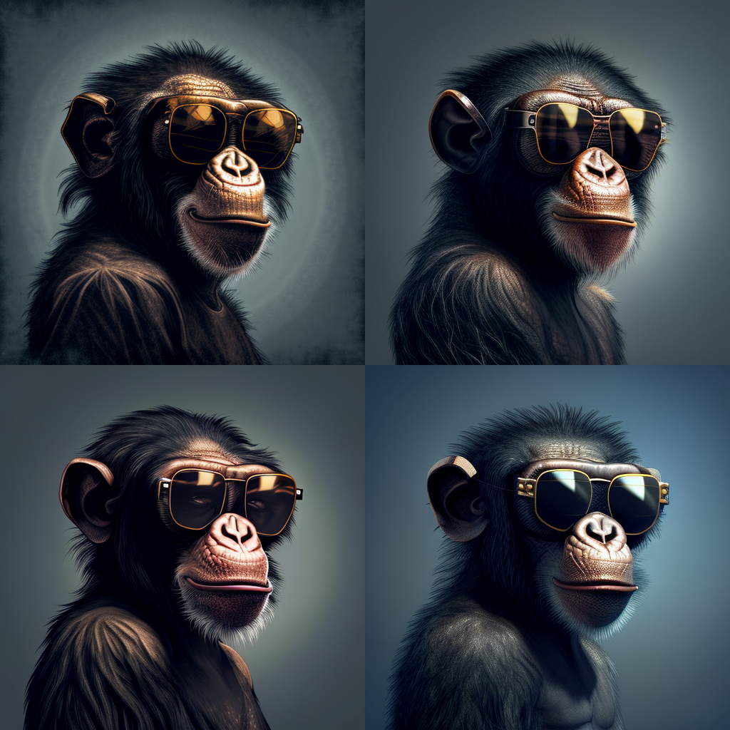 Chimpanzee's Stylish Adventure: Progress Check