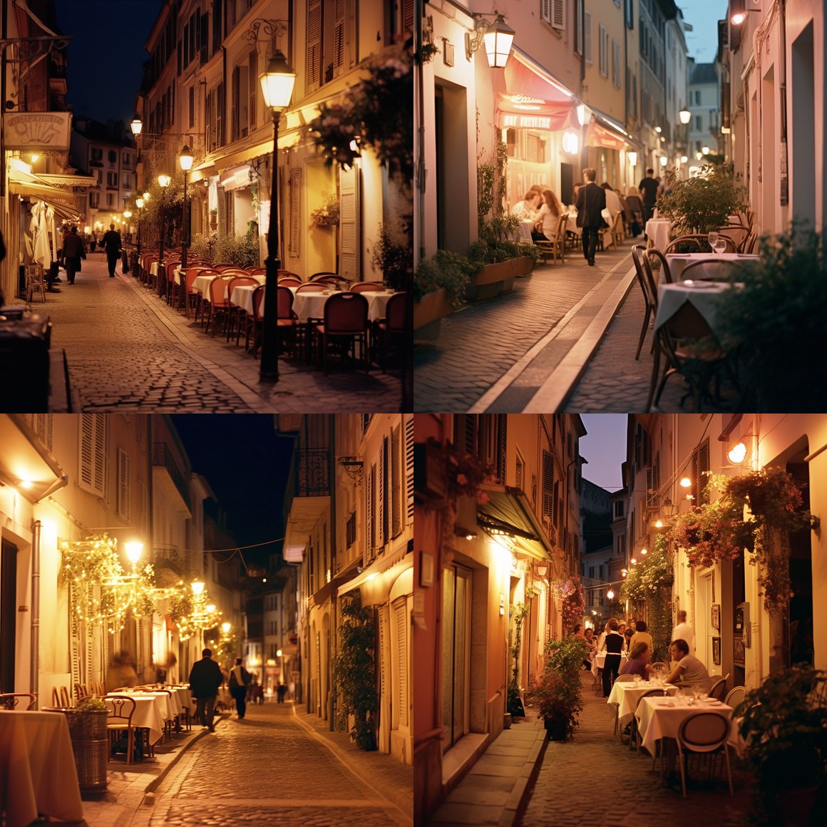Midnight Dining in Cannes: A Vintage Film View