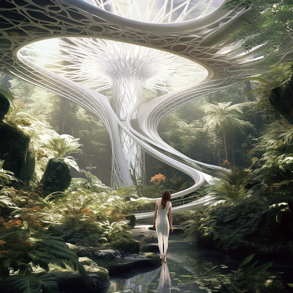 Harmonious Fusion: Bionic Futurism in Organic Architecture