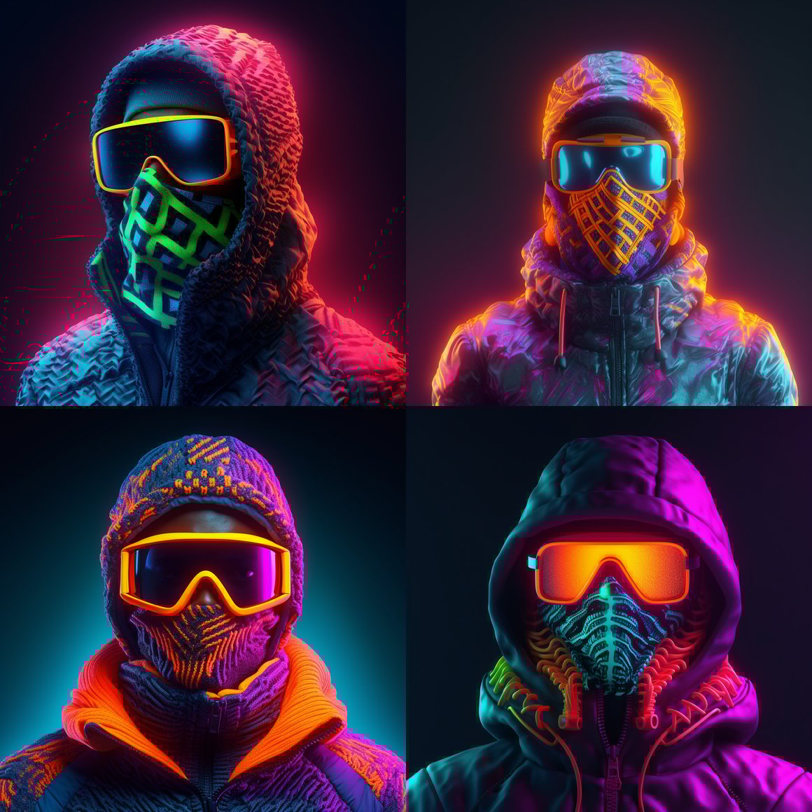 Neon Odyssey: A Visual Exploration in 8K 3D