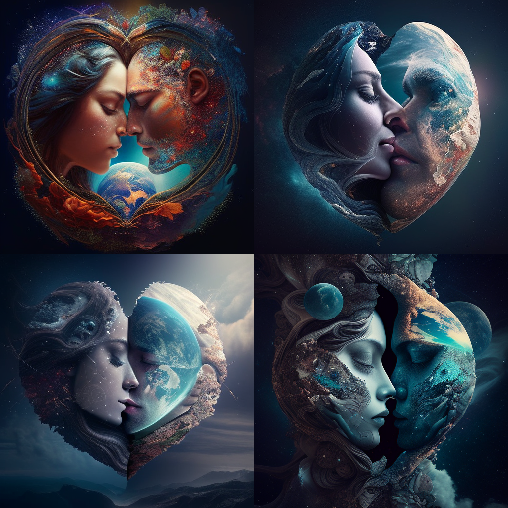 Harmony Amongst Celestial Love: The Earth and Sky Union