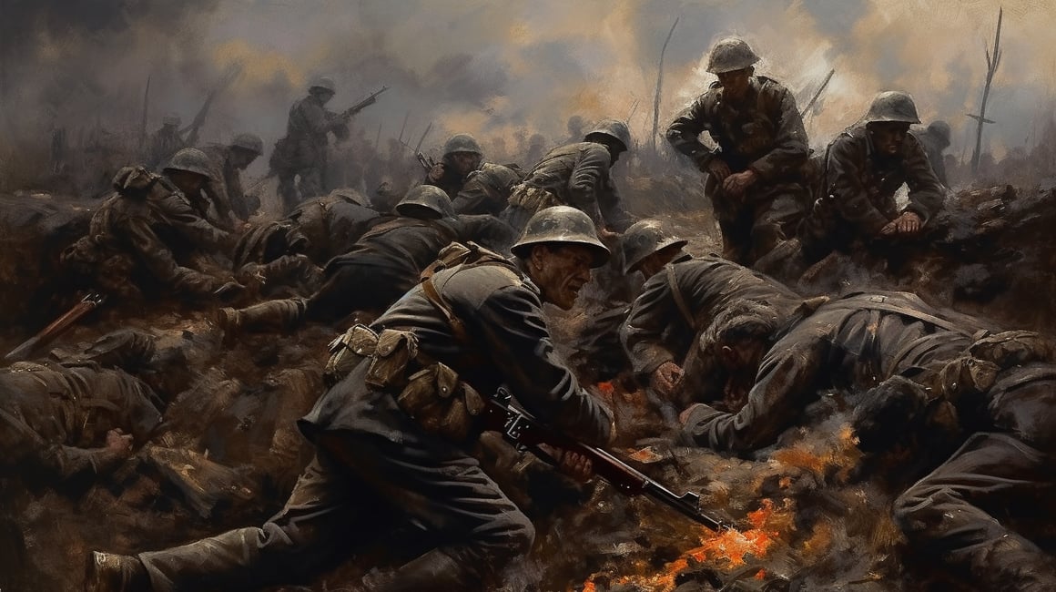 Mid-War Anguish: Reflecting WW1 Desperation Through Art