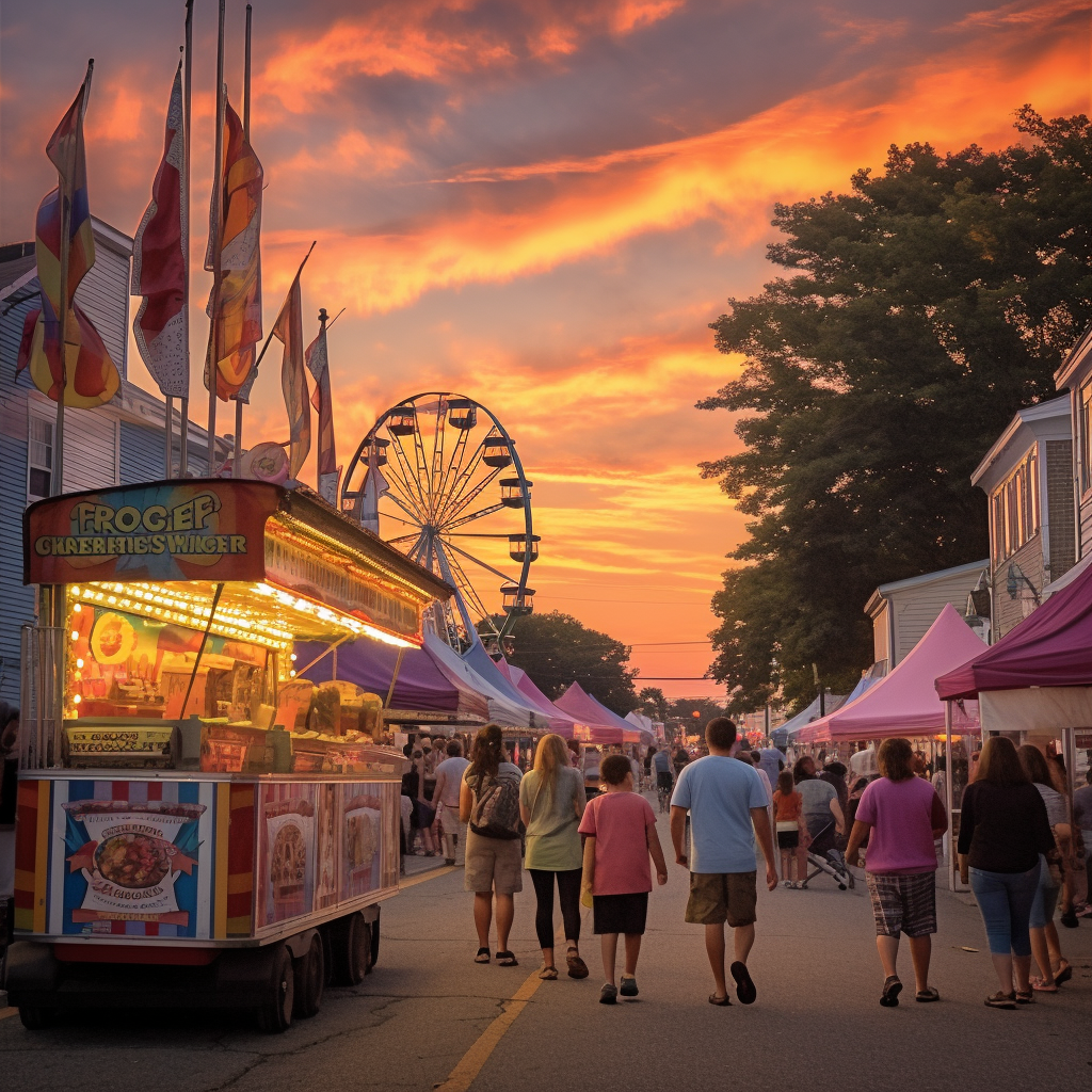 Summer Carnival Delight: A New England Spectacle