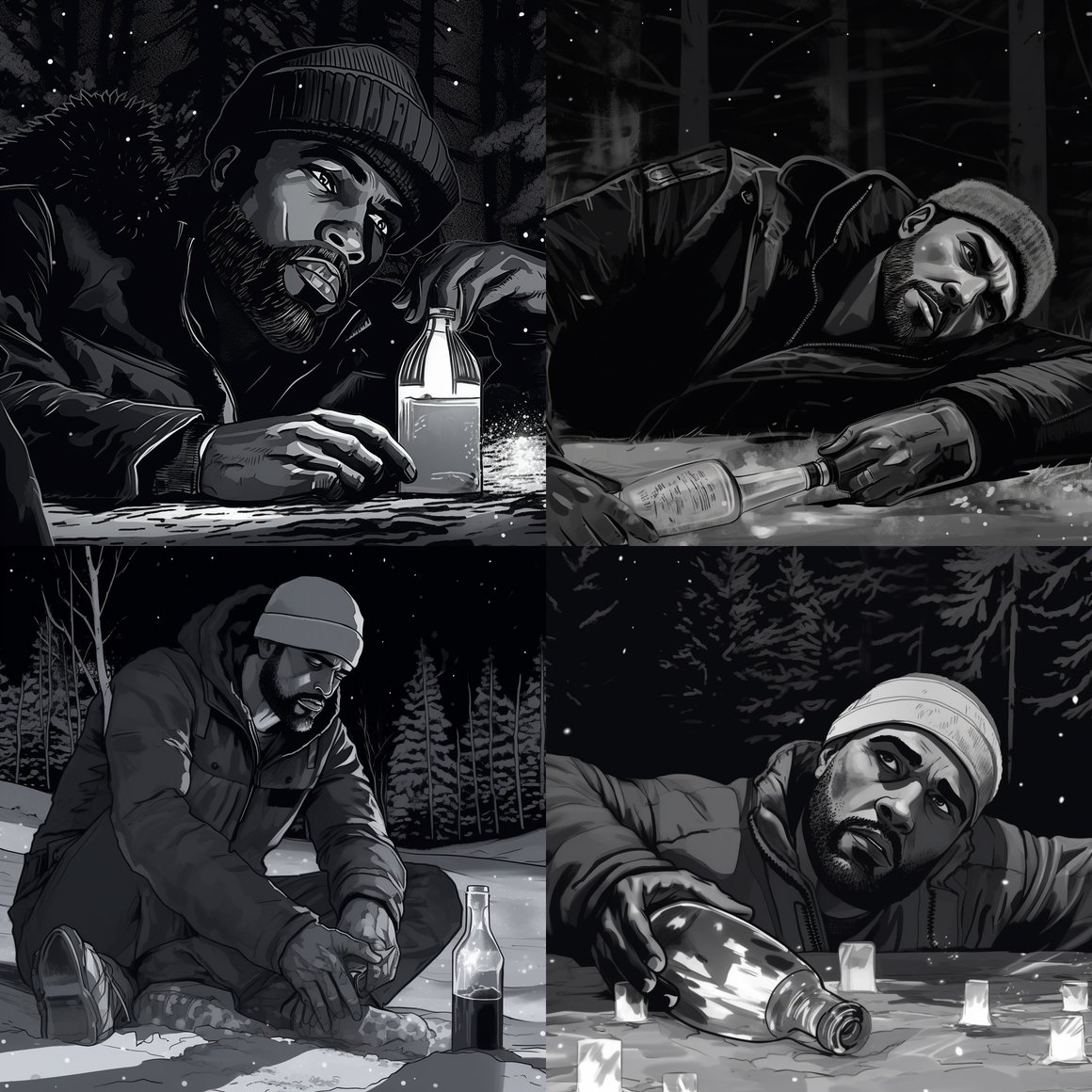 Chilled Noir: Winter Solitude of Shemar Moore
