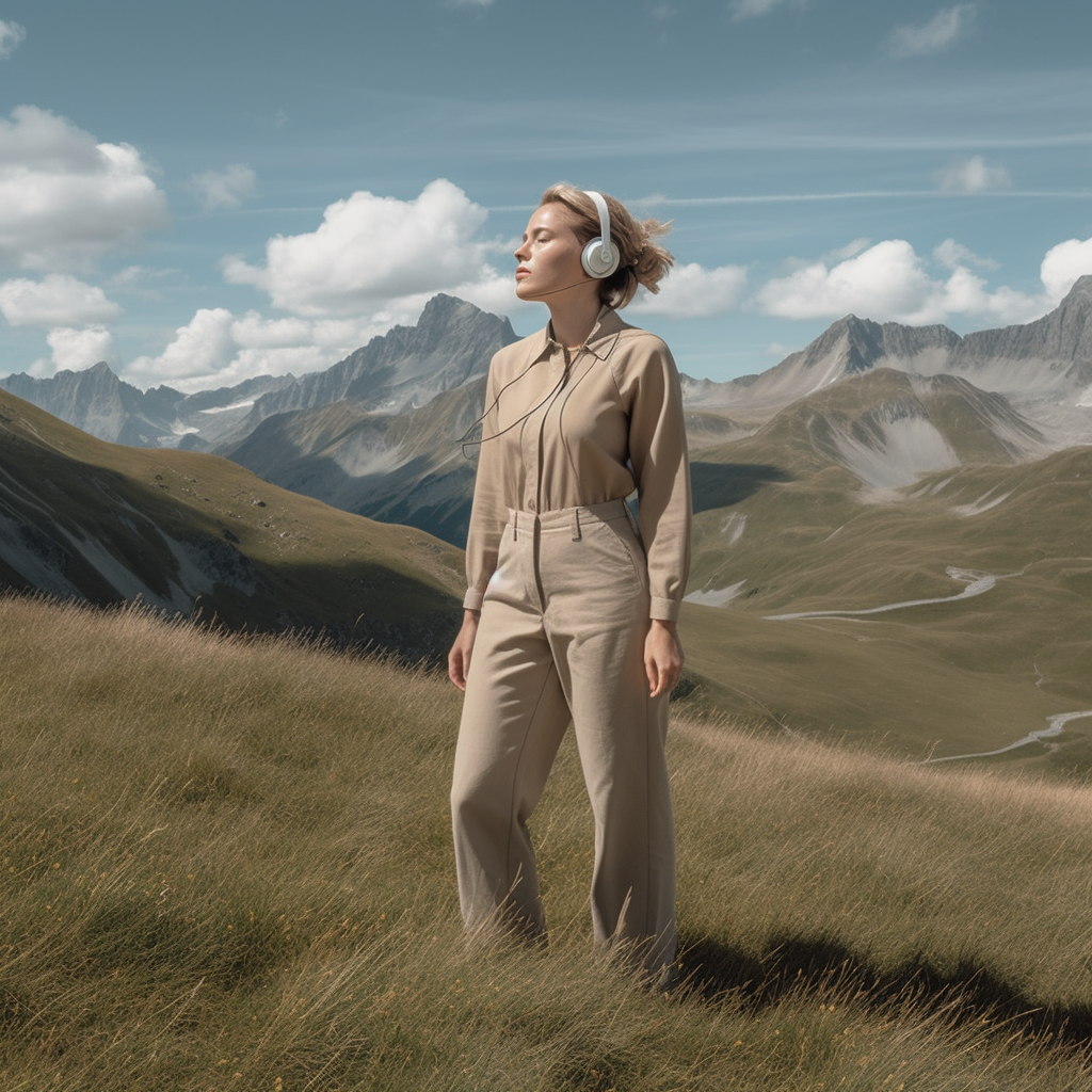 A Swiss Alpine Journey in Modern Minimalist Fashion