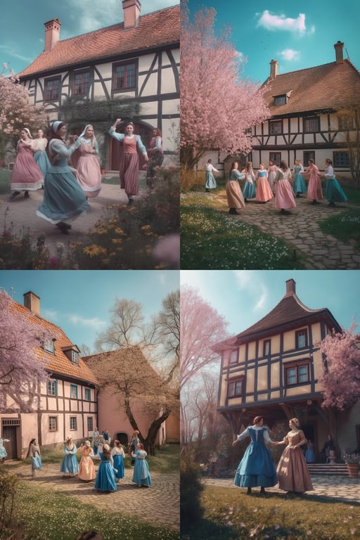 Medieval Spring Festivities in 4K Prompt | NeoPrompt