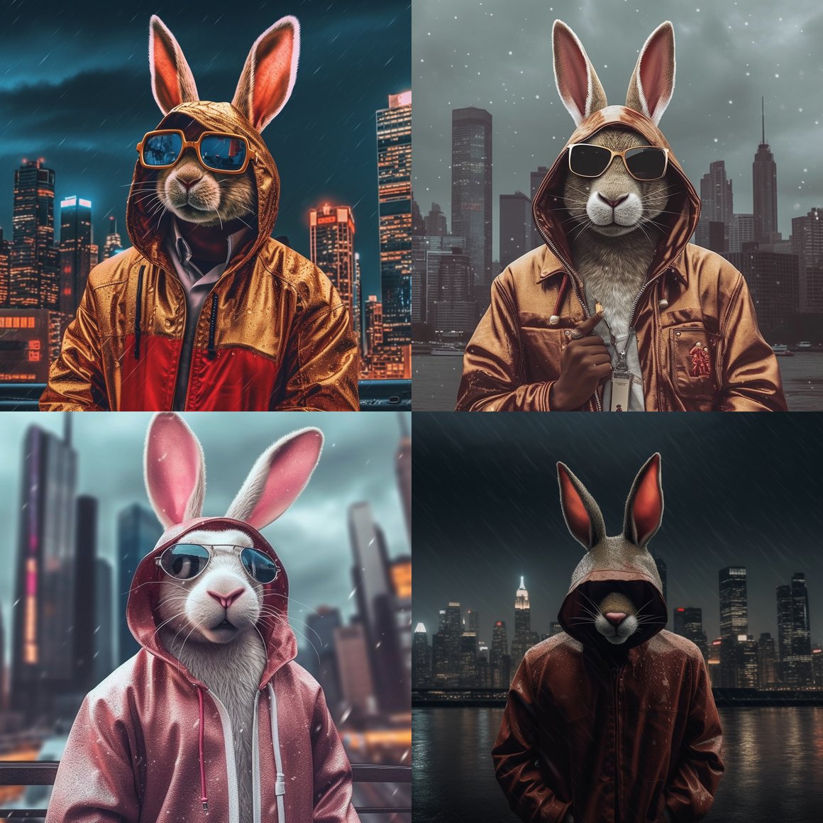 HD Photograph of Bad Bunny in Rapper Attire