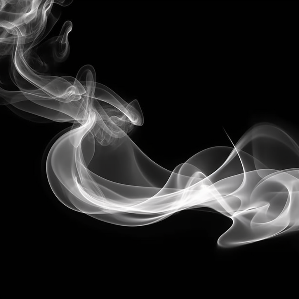 Mid-trip Realistic White Smoke Transparency